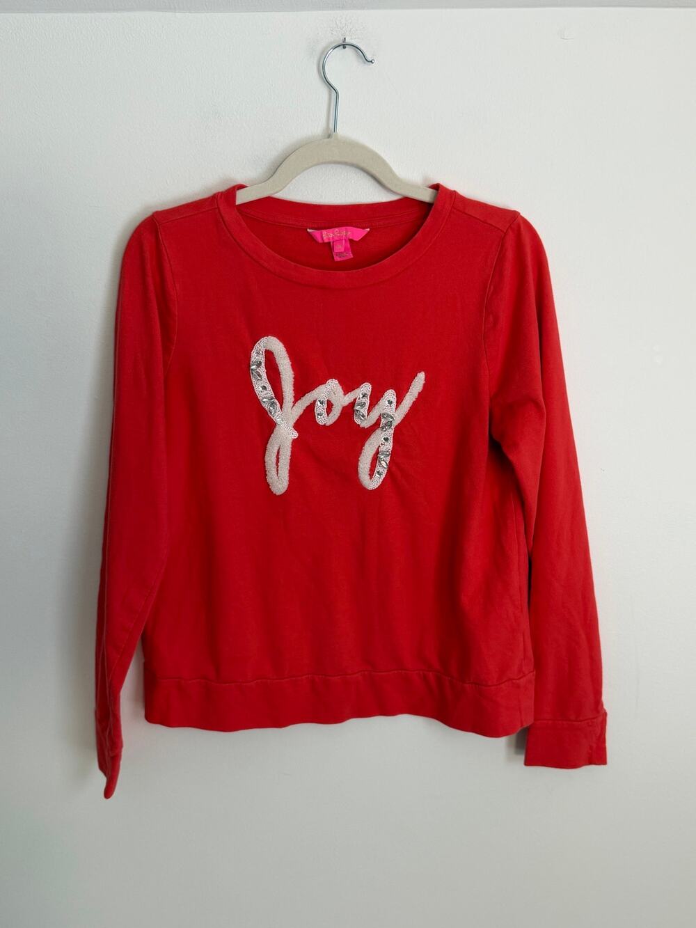 Lilly Pulitizer "Joy" sweatshirt size medium